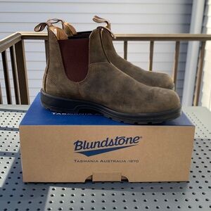 Blundstone Men's Rustic Brown Leather Boots